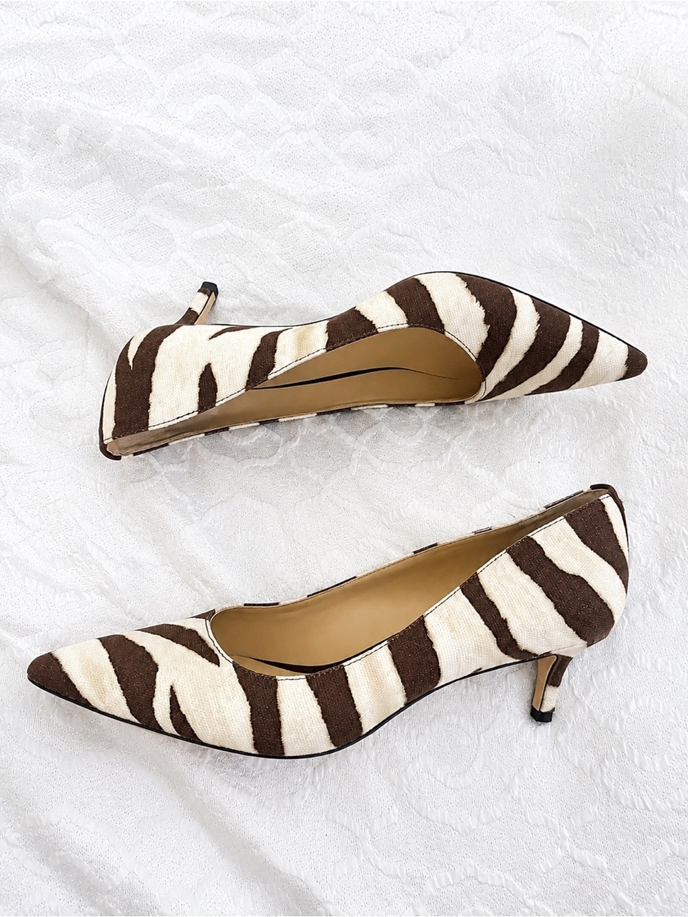 Lauren Ralph Lauren Brown Adrienne Leather Court Heel Shoes – Size 10B